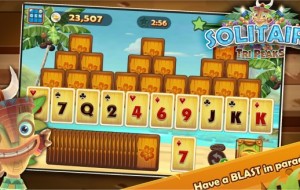 Playing cards on the beach – Solitaire TriPeaks [App Review]